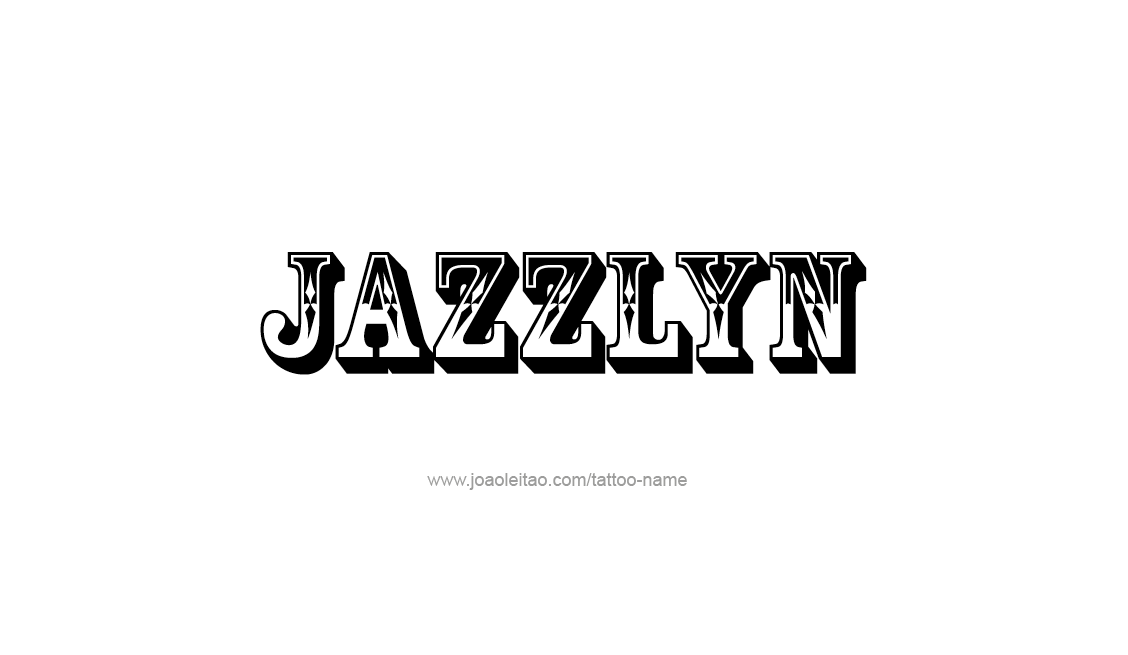 Tattoo Design Name Jazzlyn   