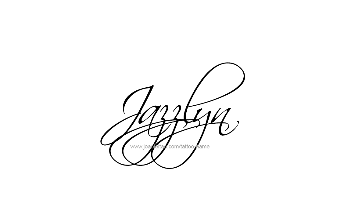 Tattoo Design Name Jazzlyn   