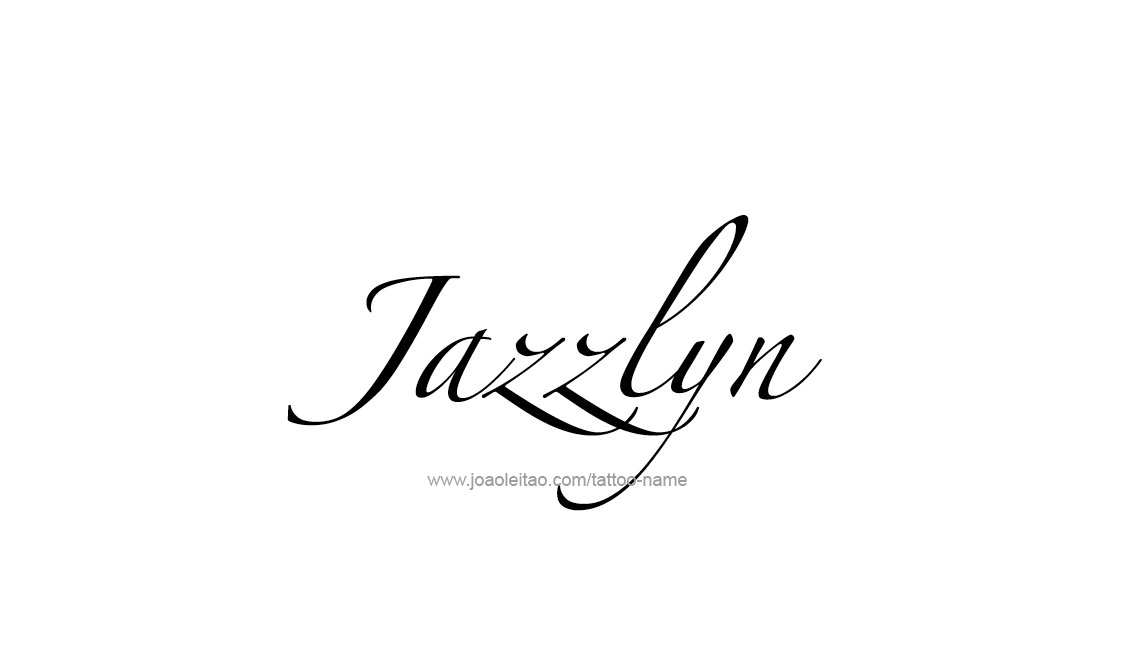 Tattoo Design Name Jazzlyn   