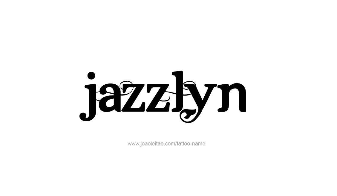 Tattoo Design Name Jazzlyn   