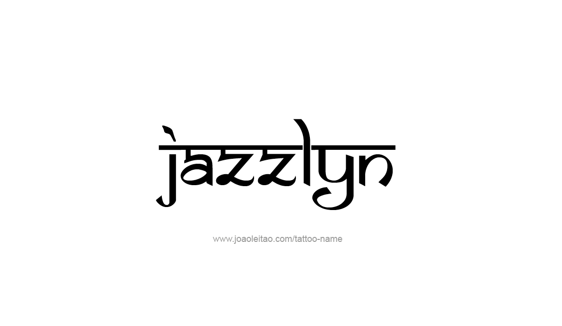 Tattoo Design Name Jazzlyn   