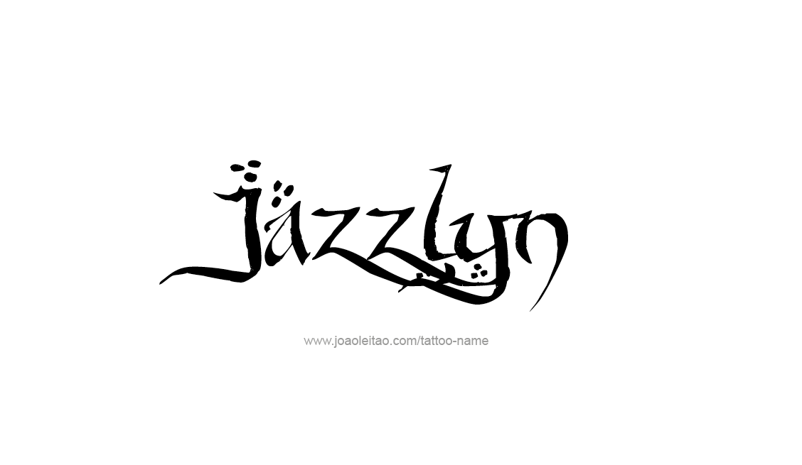 Tattoo Design Name Jazzlyn   