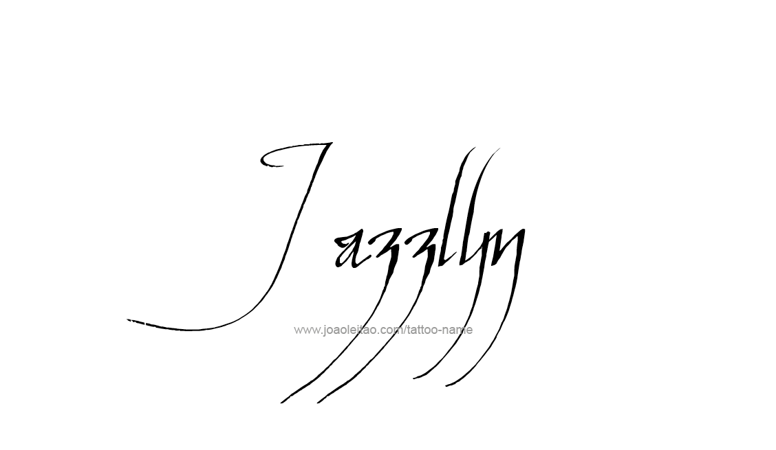 Tattoo Design Name Jazzlyn   