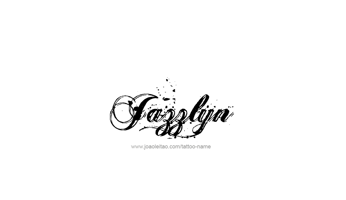 Tattoo Design Name Jazzlyn   