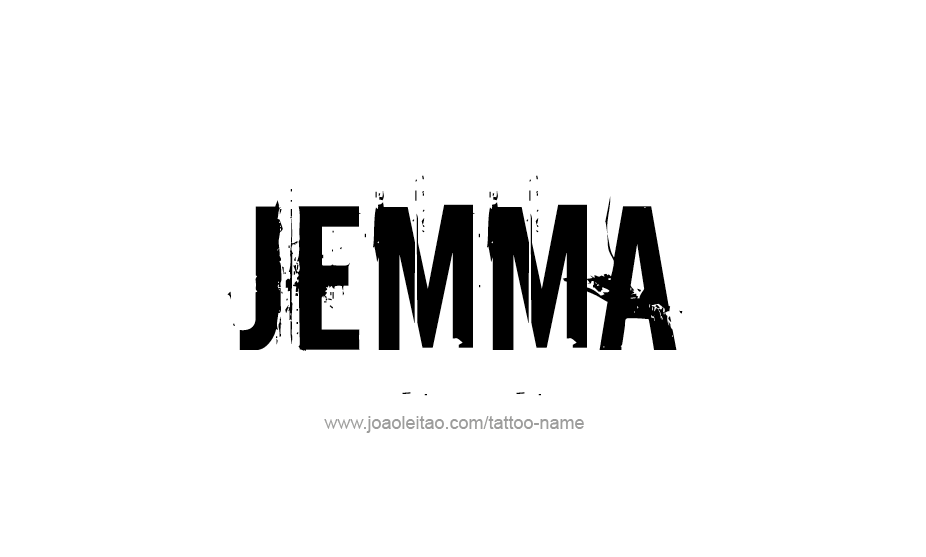 Tattoo Design Name Jemma   