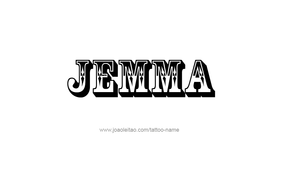 Tattoo Design Name Jemma   