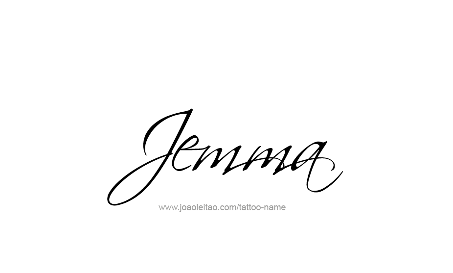 Tattoo Design Name Jemma   