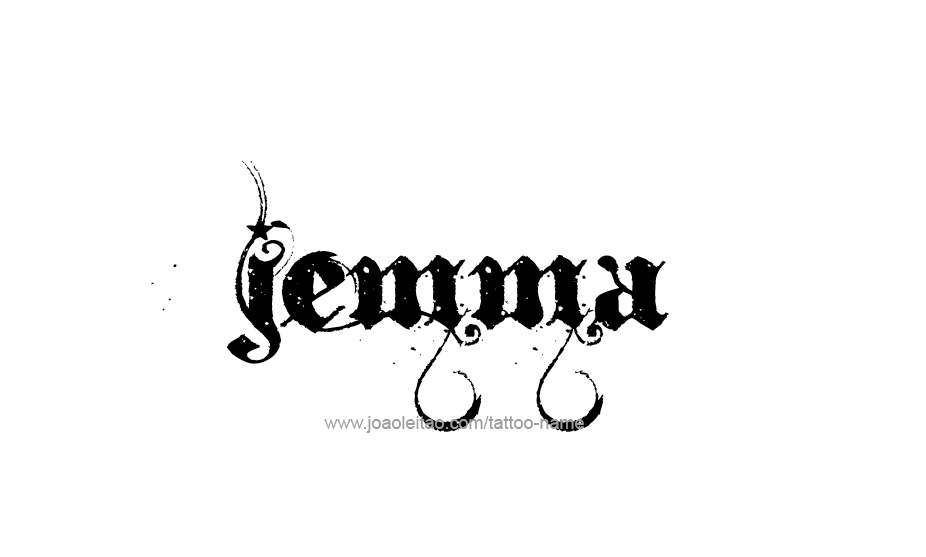 Tattoo Design Name Jemma   