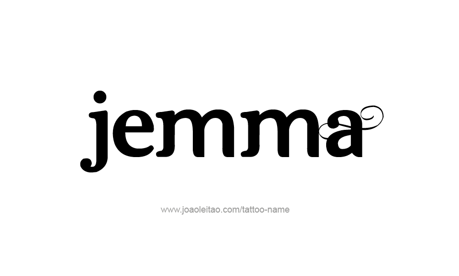 Tattoo Design Name Jemma   