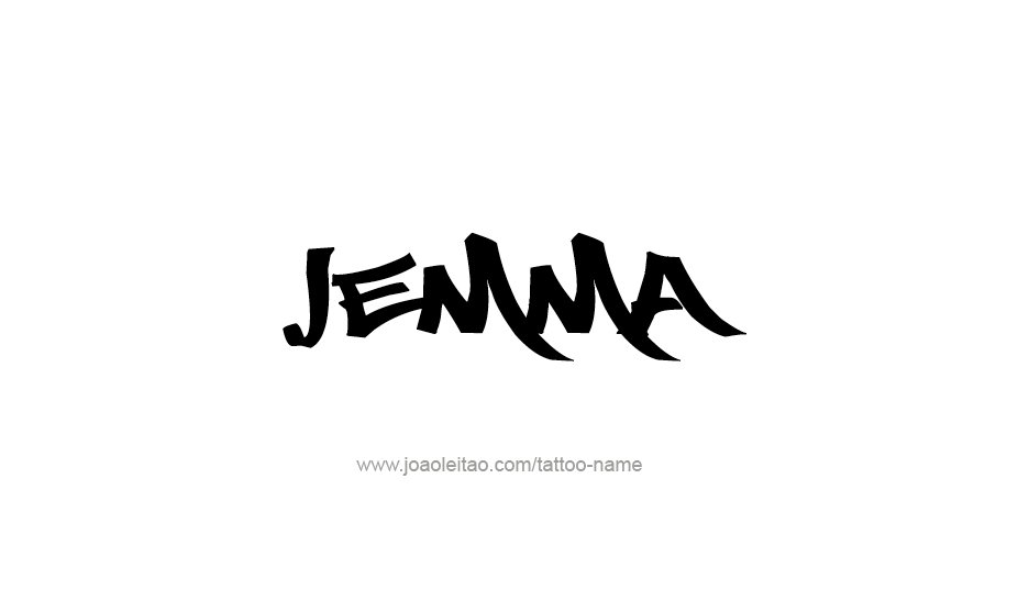 Tattoo Design Name Jemma   