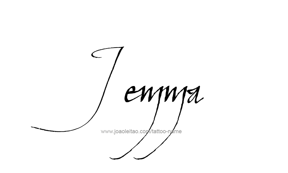 Tattoo Design Name Jemma   