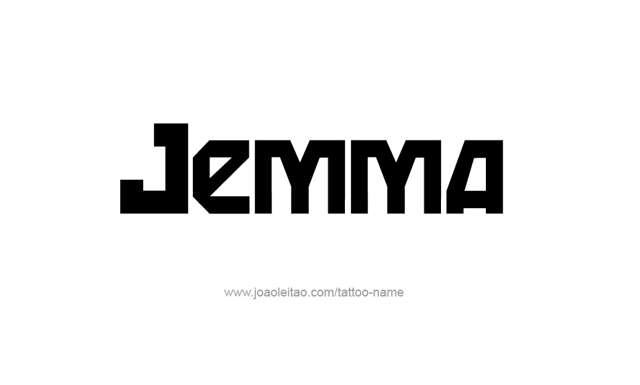 Tattoo Design Name Jemma   