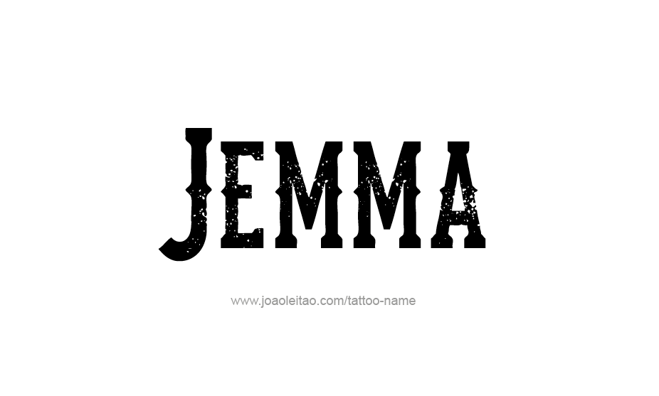 Tattoo Design Name Jemma   