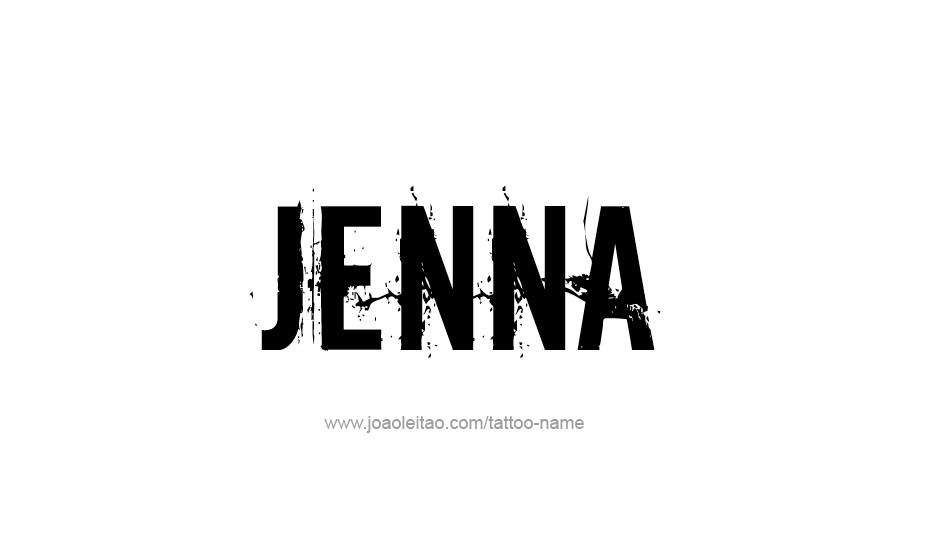 Tattoo Design Name Jenna   