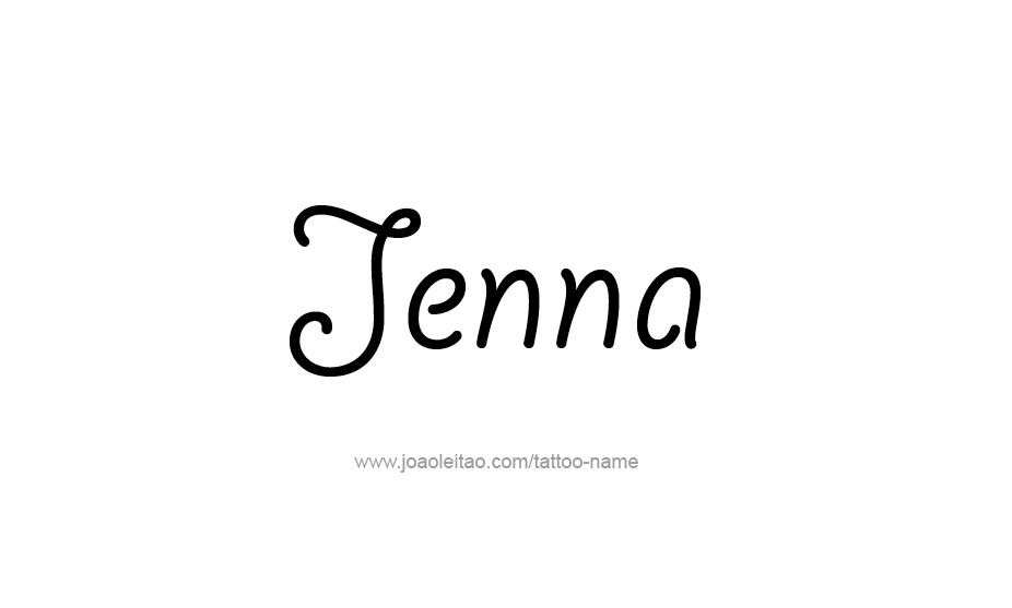 Tattoo Design Name Jenna   