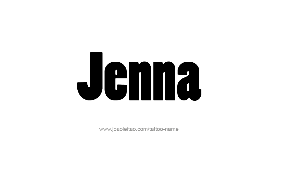 Tattoo Design Name Jenna   