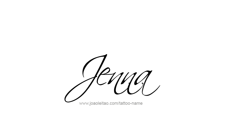 Tattoo Design Name Jenna   