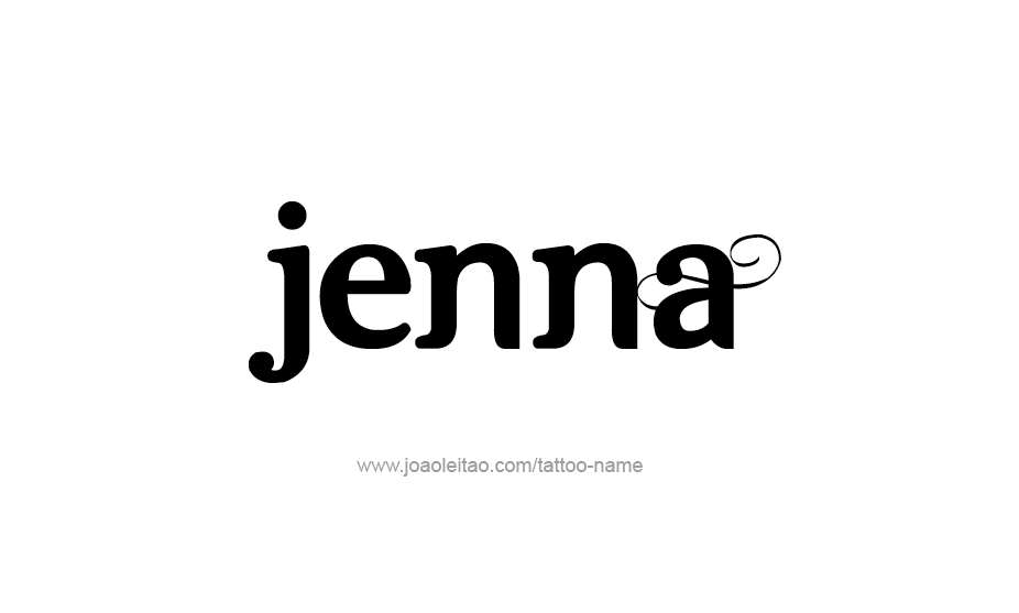 Tattoo Design Name Jenna   