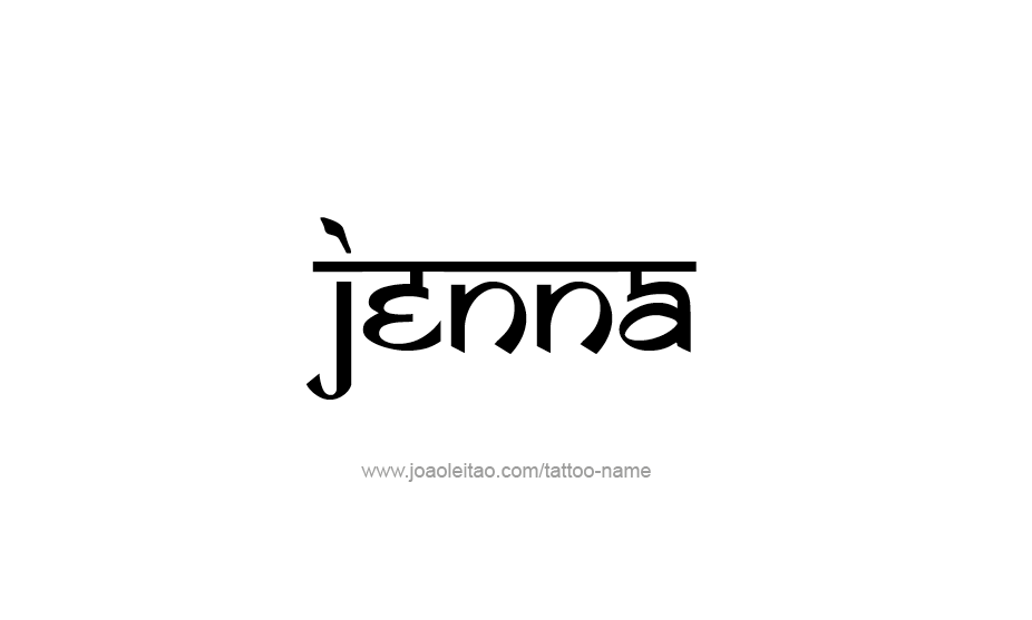 Tattoo Design Name Jenna   