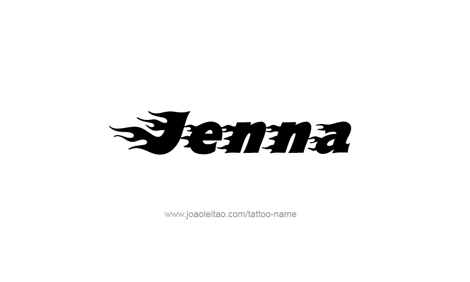 Tattoo Design Name Jenna   