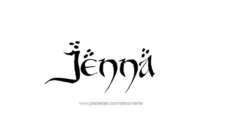 Tattoo Design Name Jenna   