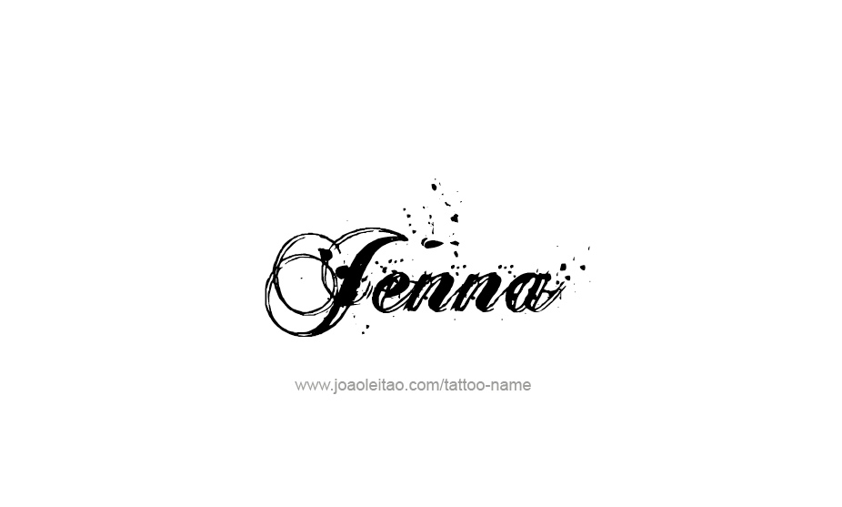 Tattoo Design Name Jenna   