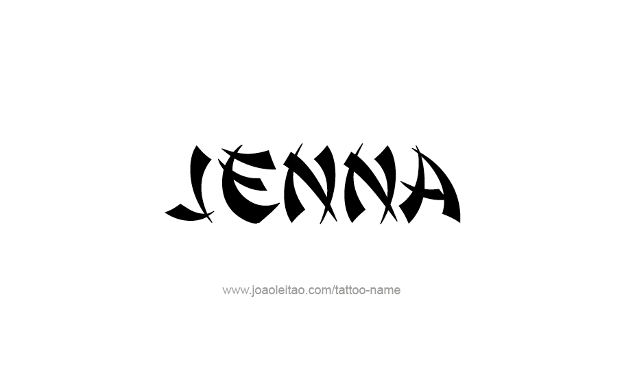 Tattoo Design Name Jenna   