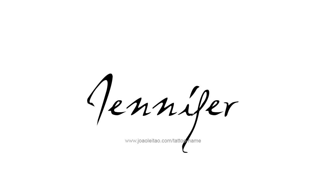 Tattoo Design Name Jennifer   