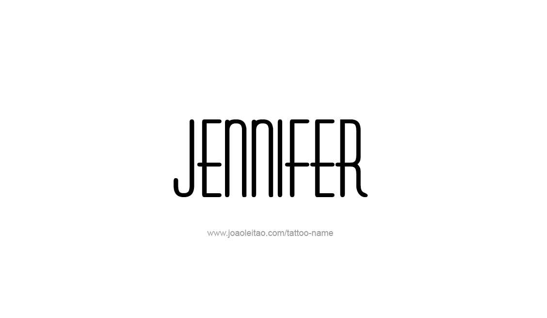 Tattoo Design Name Jennifer   