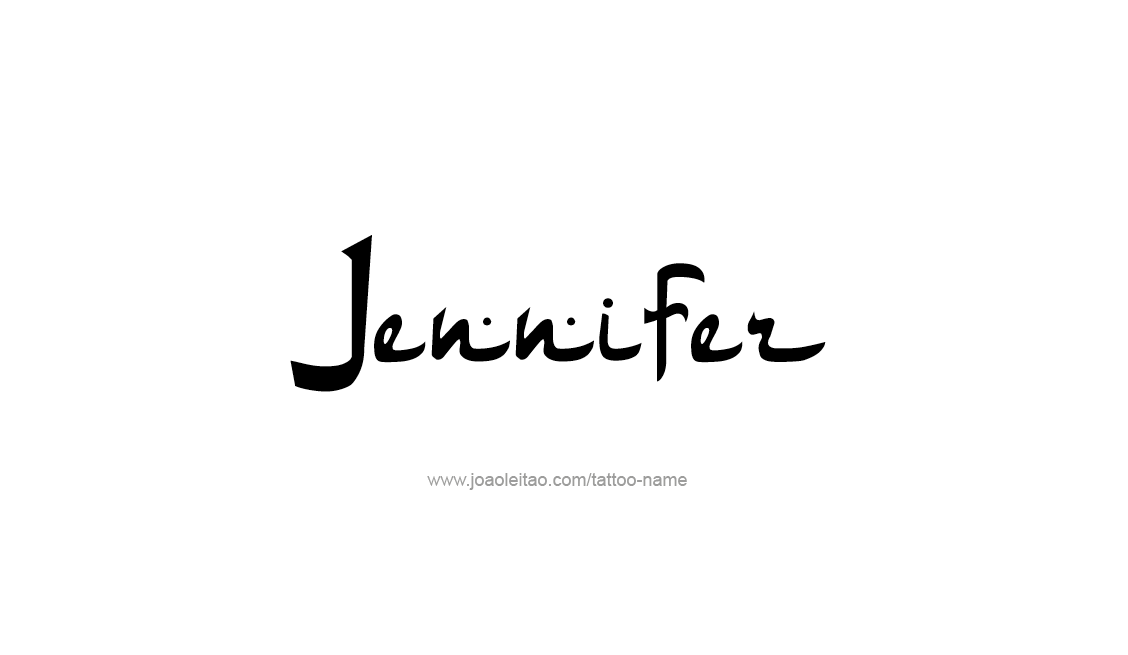 Tattoo Design Name Jennifer   