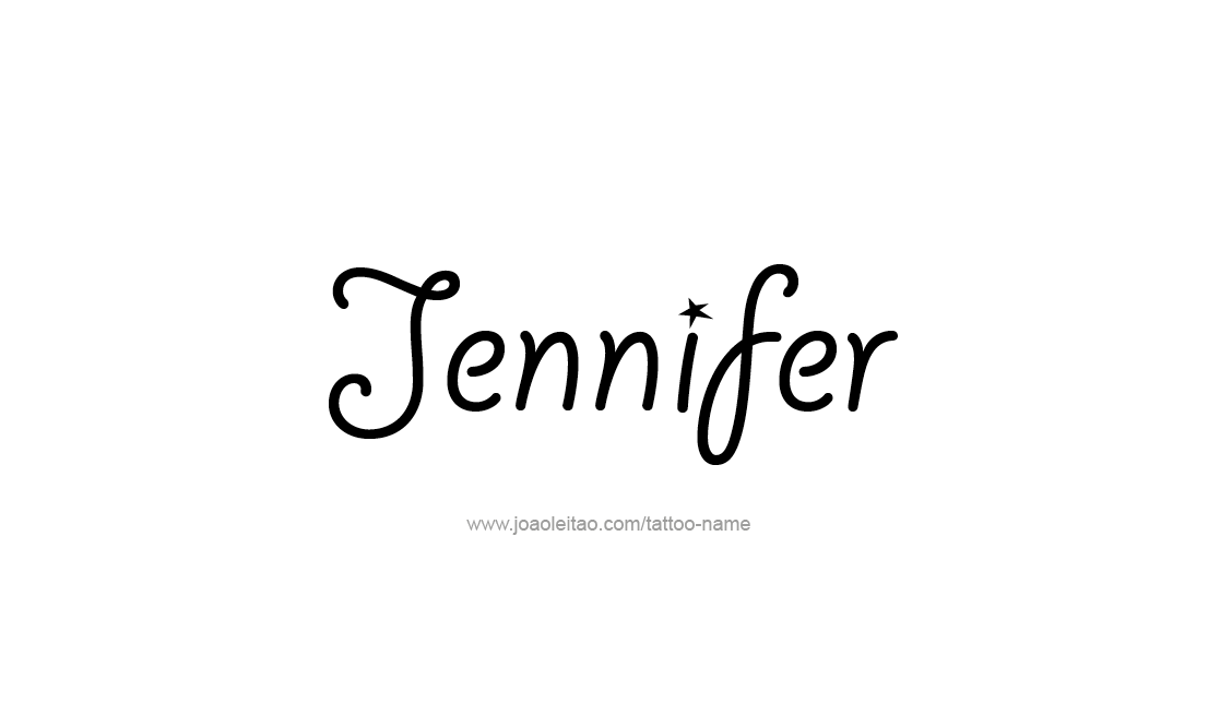 Tattoo Design Name Jennifer   