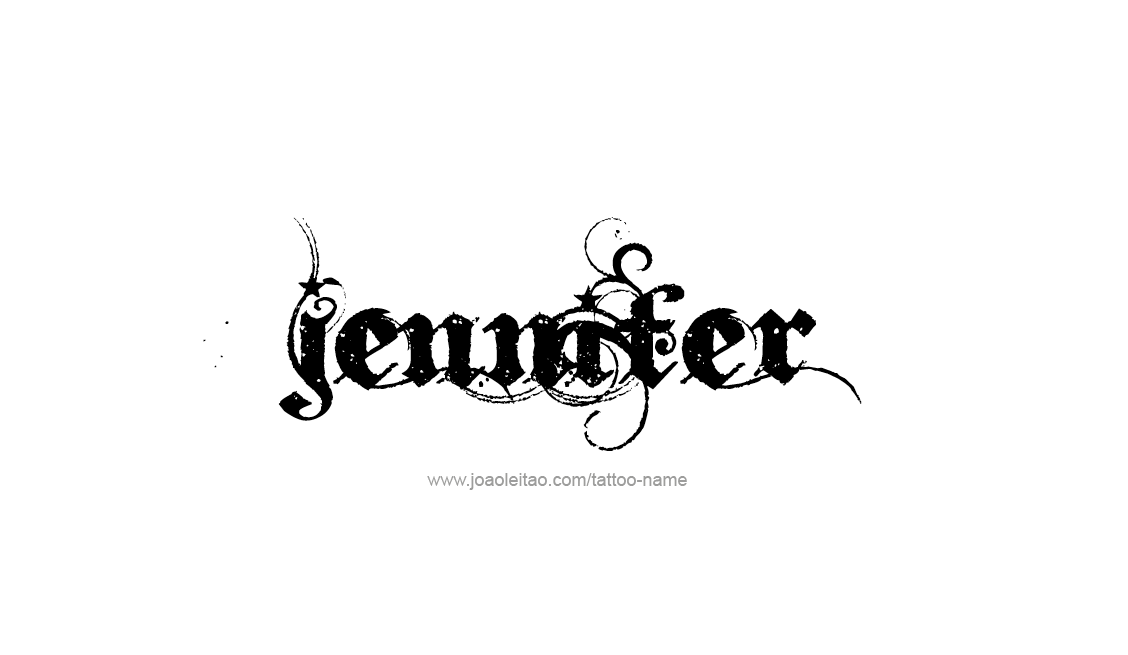 Tattoo Design Name Jennifer   