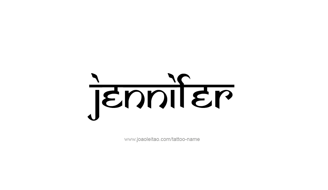 Tattoo Design Name Jennifer   