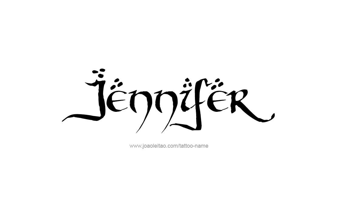 Tattoo Design Name Jennifer   