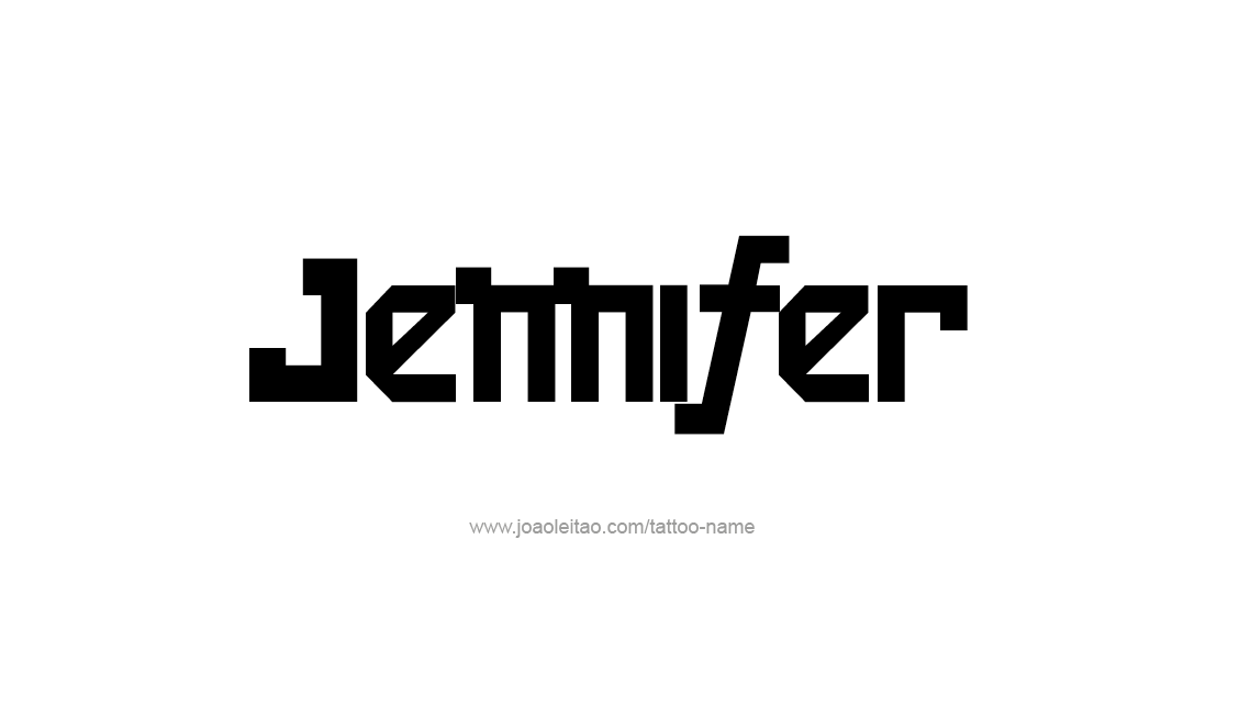 Tattoo Design Name Jennifer   