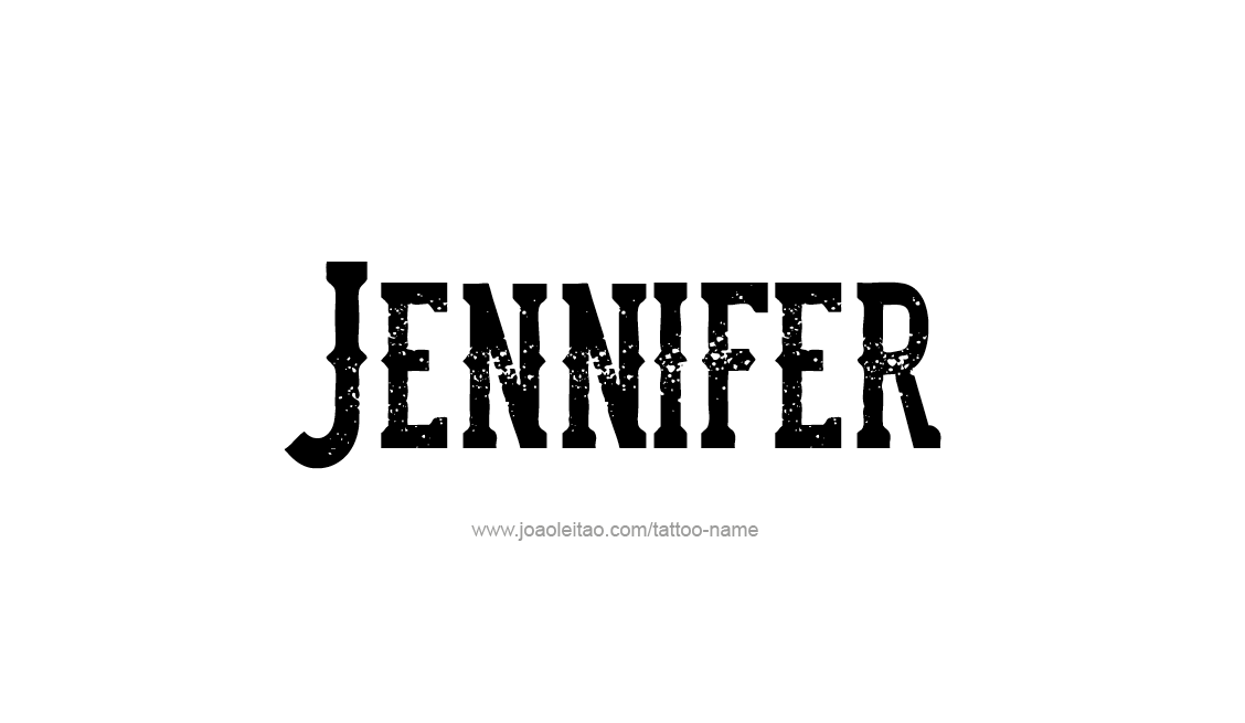 Tattoo Design Name Jennifer   