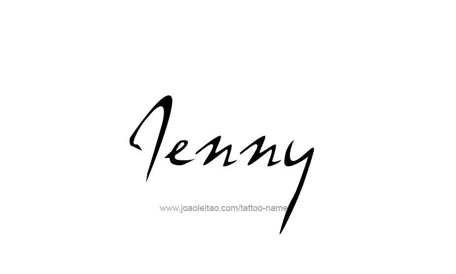 Tattoo Design Name Jenny   