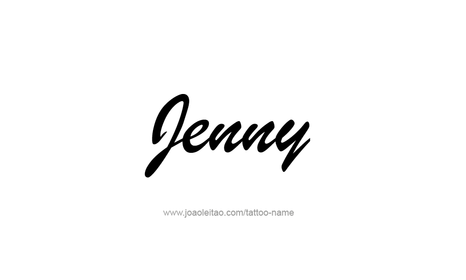 Tattoo Design Name Jenny   