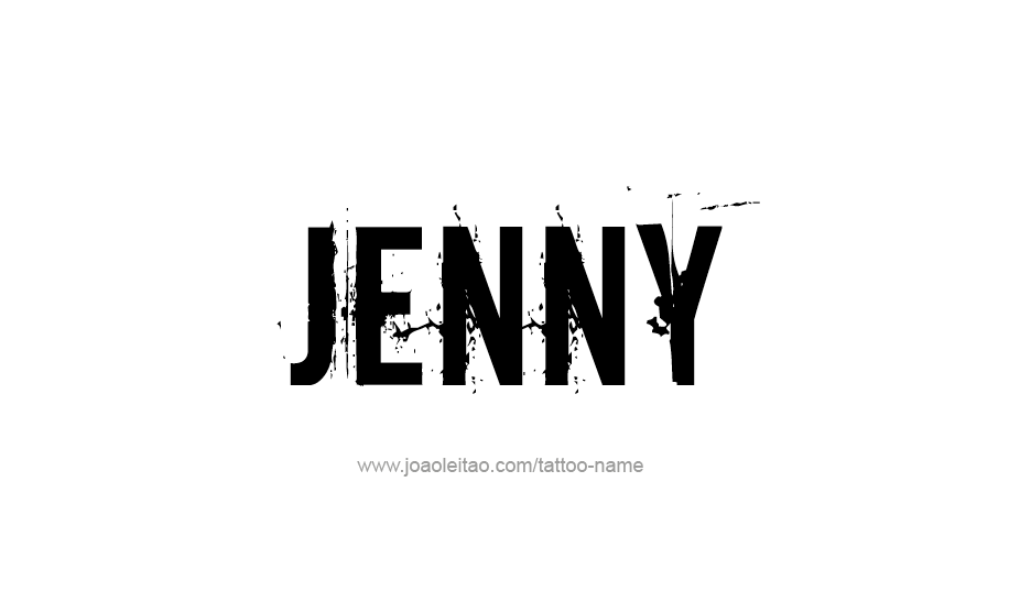 Tattoo Design Name Jenny   