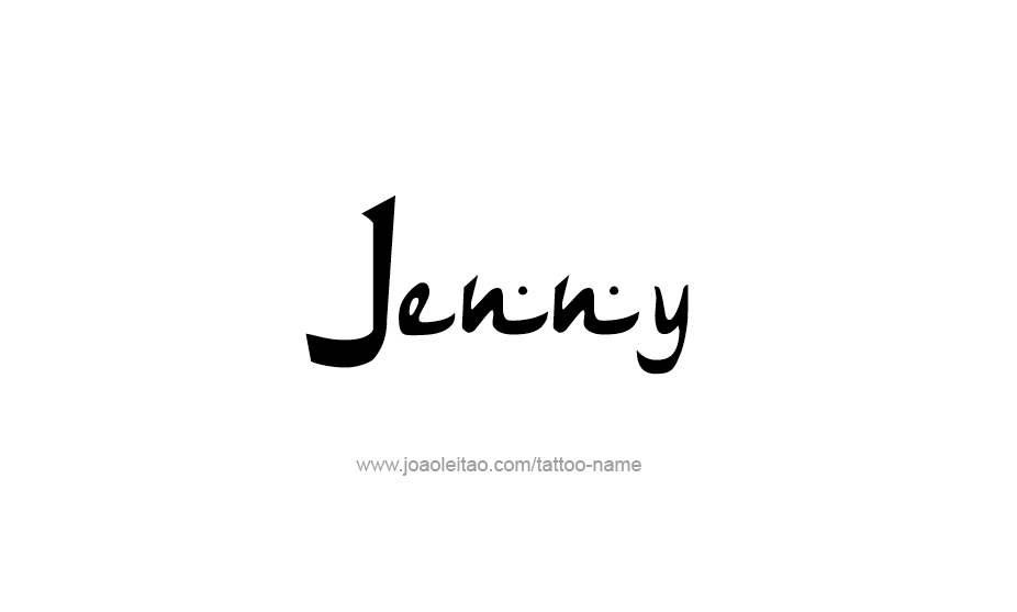 Tattoo Design Name Jenny   