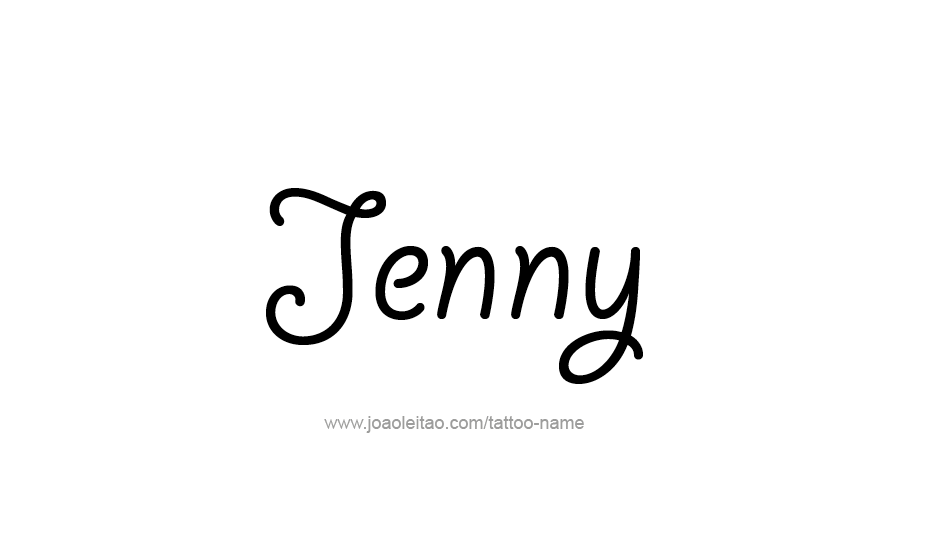 Tattoo Design Name Jenny   