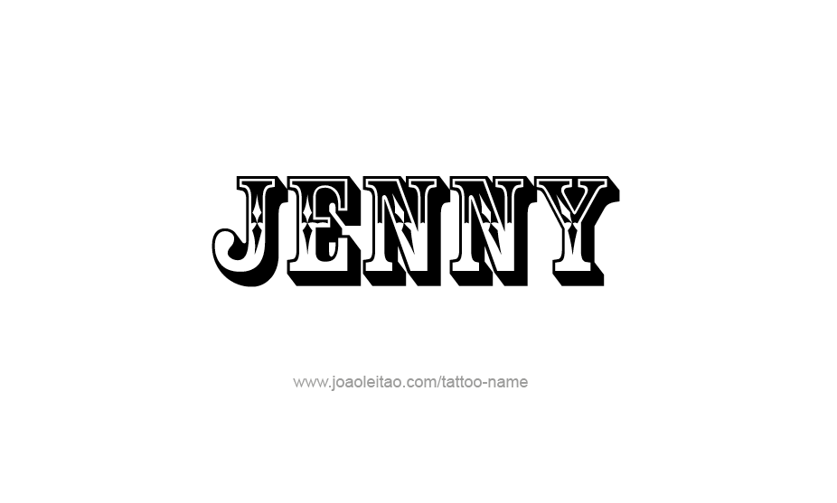 Tattoo Design Name Jenny   