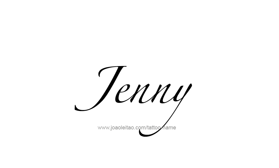 Jenny Name Tattoo Designs