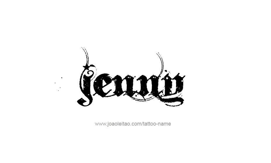 Tattoo Design Name Jenny   