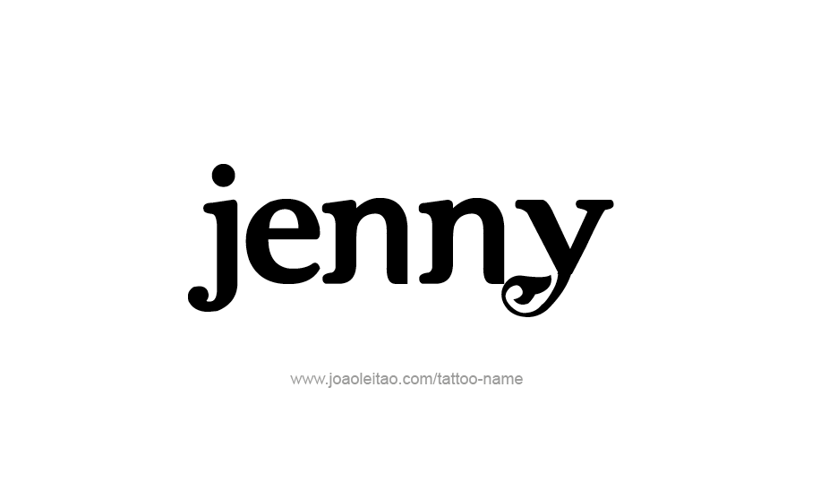 Jenny Name Tattoo Designs