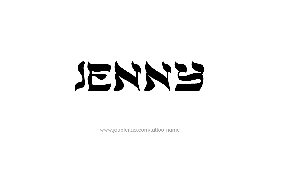 Tattoo Design Name Jenny   