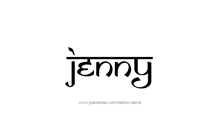 Tattoo Design Name Jenny   