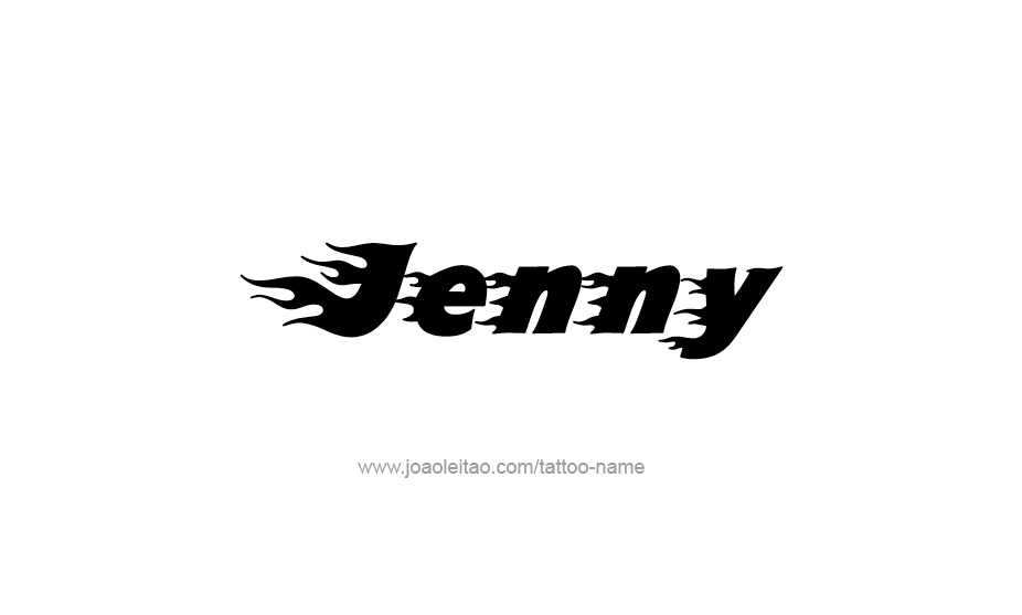 Tattoo Design Name Jenny   