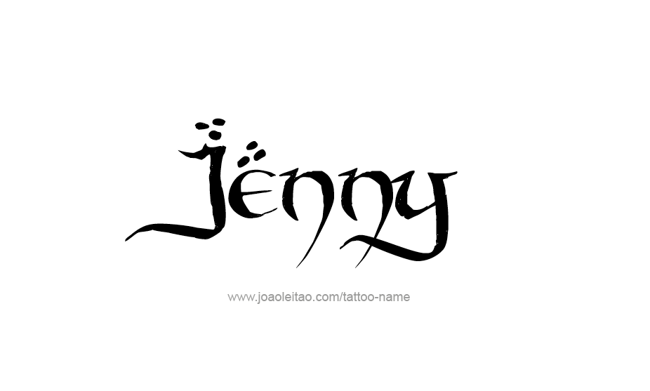 Tattoo Design Name Jenny   