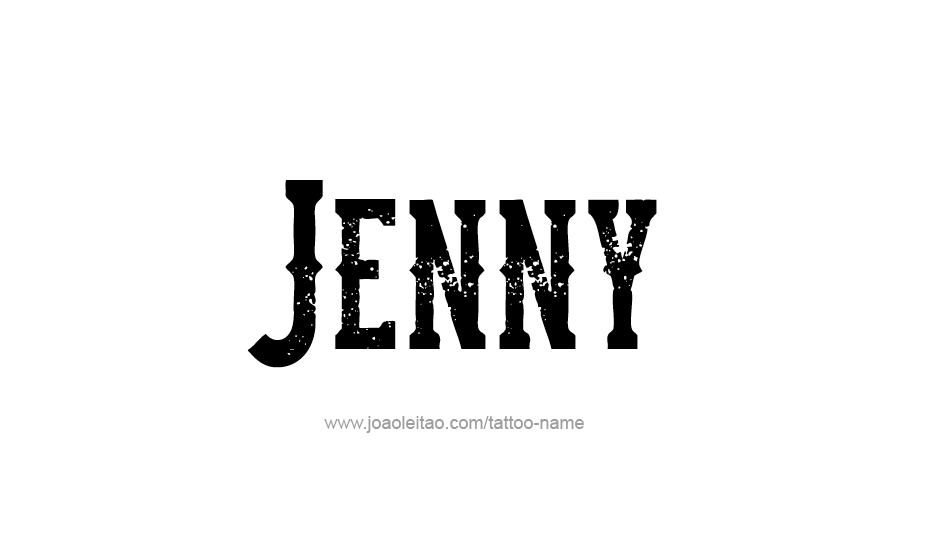 Tattoo Design Name Jenny   